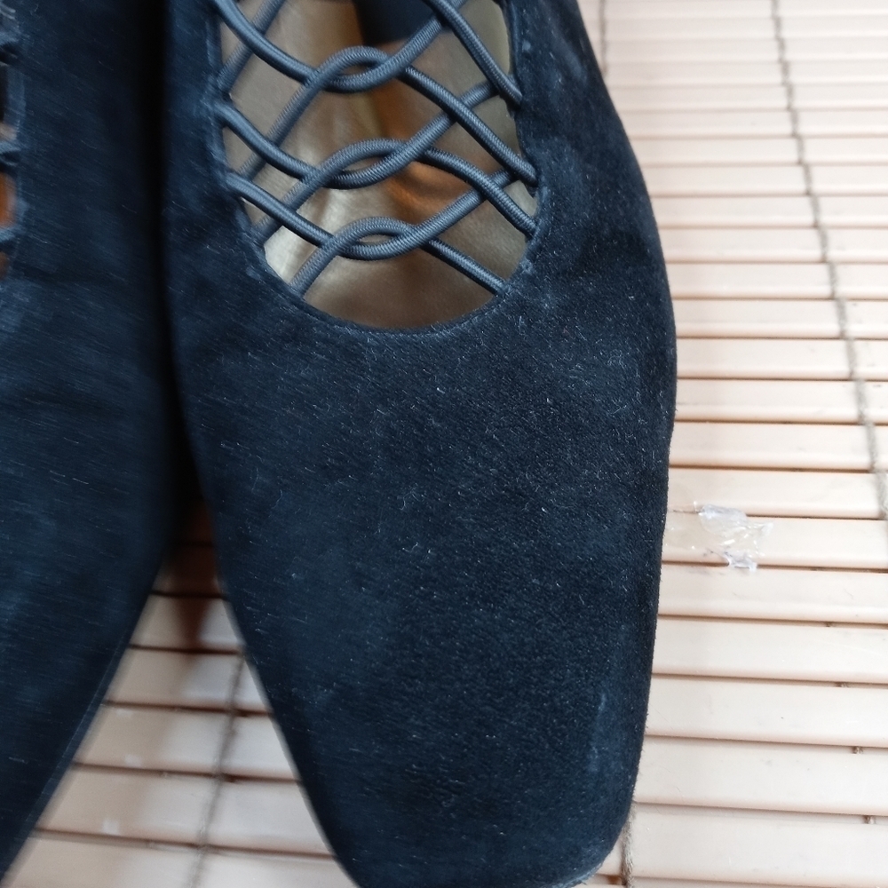 Stuart Weitzman Women's Black Suede 2" Block Heel - image 3